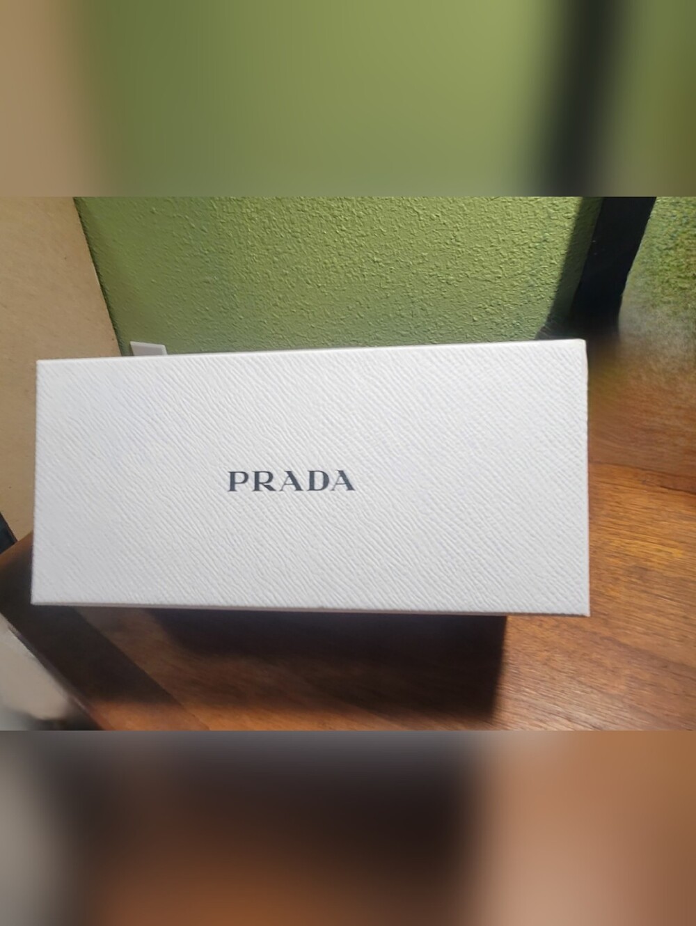 Prada White Saffiano Box